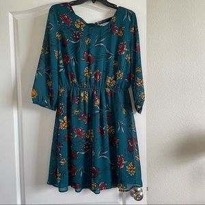 Maurices dress. Size medium. Teal.